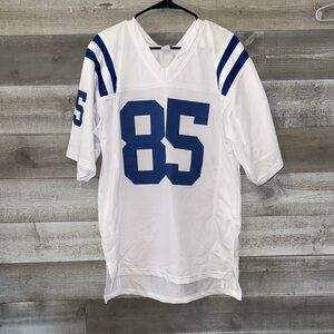 Men's Colts White & Blue Signed Fan Giveaway Jersey - Oversized